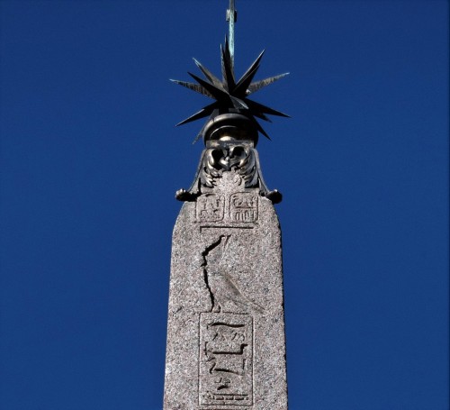 Pyramidion of the Macuteo Obelisk on Piazza della Rotonda