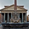 Piazza della Rotonda, fontanna z obeliskiem Macuteo