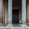 Pantheon, enterance into the temple