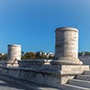 Ponte Flaminio, decorative plinths