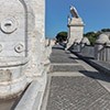 Ponte Flaminio, fountains adorning the bridge