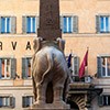 Obelisk Minerveo zadedykowany papieżowi Aleksandrowi VII