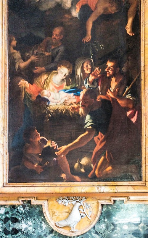 Church of Sant'Andrea al Quirinale, The Chapel of Our Lady ,The Adoration of Our Lady by the Shepherds, Antonio David