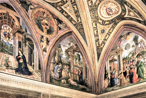 Borgia Apartments, Apostolic Palace, frescos by Pinturicchio