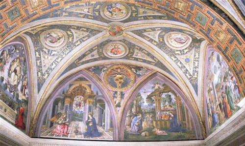 Borgia Apartments, Apostolic Palace, frescos by Pinturicchio