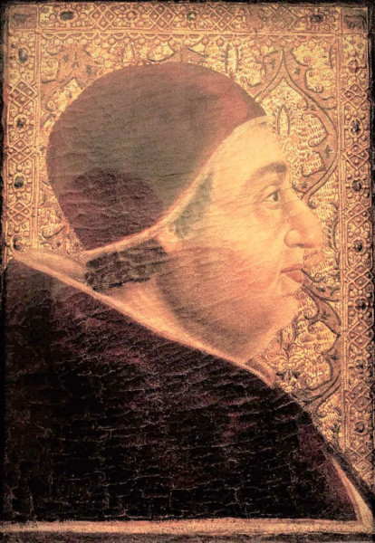 Portrait of Pope Alexander VI, Pedro Berruguete, Pinacoteca Vaticana