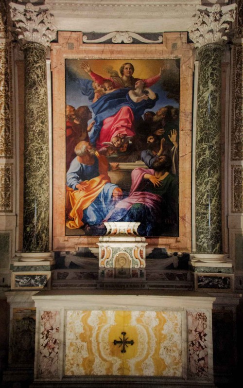 Annibale Carracci, Assumption of the Virgin Mary, Basilica of Santa Maria del Popolo