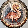 Phoenix, an element of the unpreserved decoration of the apse of the Basilica of San Pietro in Vaticano, Museo di Roma, Palazzo Braschi