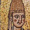 Pope Innocent III, mosaic from the former Constantine Basilica San Pietro in Vaticano, Museo di Roma, Palazzo Braschi