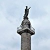 Statue of St. Peter at the top of Trajan’s Column