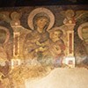 Fragment of frescoes from the XIII century, from the old church Santi Cosma e Damiano