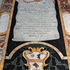 Church of Santi Cosma e Damiano, tombstone of Giovanni B. Capilupi