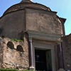 Temple of Jupiter Stator (Mausoleum of Romulus) – old enterance into the Church of Santi Cosma e Damiano