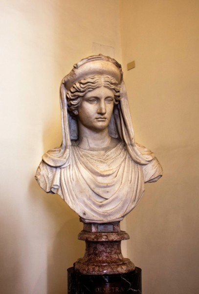 Palazzo Altemps, Ceres (Demeter), Roman replica from the II century