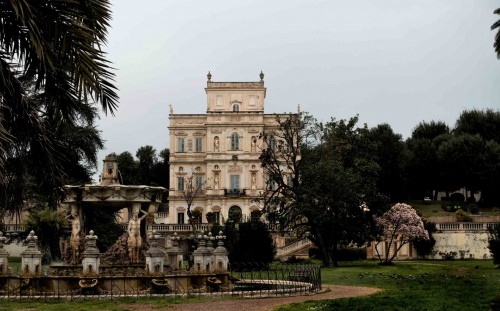 Casino di Villa Doria Pamphilj, widok od strony parku