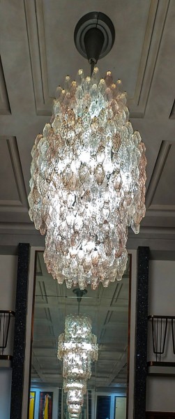 Teatro dell'Opera di Roma, one of the chandeliers in the theatre foyer