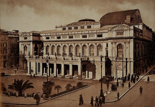 View of the building of the present Teatro dell’Opera in 1939