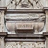 Tombstone of Pope Pius II, fragment, Church of Sant'Andrea della Valle