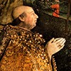 Papież Aleksander VI, fragment fresku Pinturicchio, apartamenty Borgii, pałac Apostolski