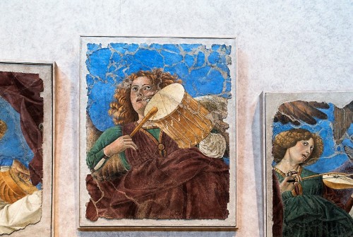 Melozzo da Forlì, freski z dawnej absydy bazyliki Santi XII Apostoli, obecnie Pinacoteca Vaticana