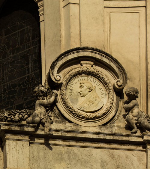 Medallion with the image of Pope Sixtus IV, Church of Santa Maria della Pace