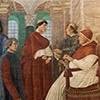 Melozzo da Forlì, Pope Sixtus IV Appointing Bartolomeo Platina as Prefect of the Vatican Library, Pinacoteca Vaticana