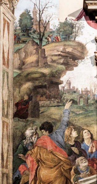 Carafa Chapel, Apostles at the grave of the Virgin Mary, Filippino Lippi, Basilica of Santa Maria sopra Minerva