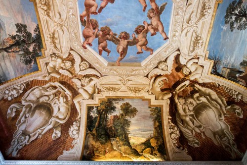 Casino Ludovisi, Stanza del Caminetto, malowidło stropu
