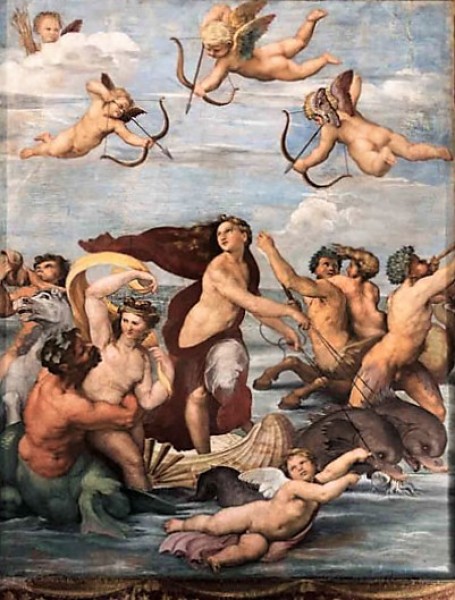 Imperia as Galatea, Villa Farnesina