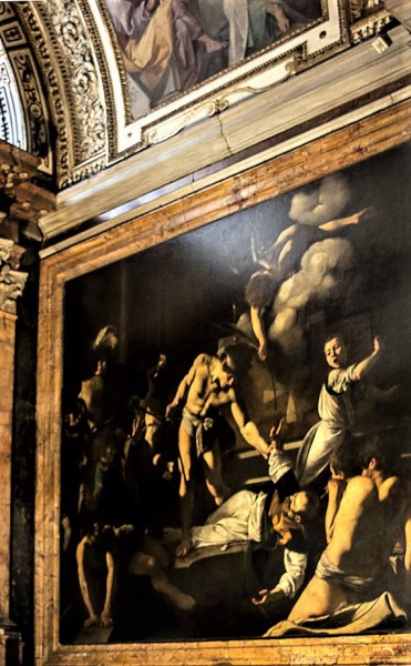 Caravaggio, Męczeństwo św. Mateusza, kaplica Contarellich, kościół San Luigi dei Francesi