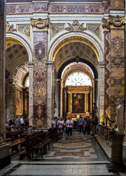 Contarelli Chapel in the Church of San Luigi dei Francesi