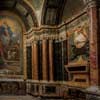 Francesco Cavallini, decorations of the Cybo Chapel, bust of Cardinal Alderano Cybo, Basilica of Santa Maria del Popolo