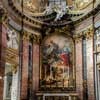 Francesco Cavallini, sculpting decorations of the main altar of the Basilica of San Carlo al Corso