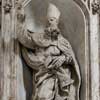 Francesco Cavallini, statue of St. Barnabas in the ambulatory of the Basilica of San Carlo al Corso