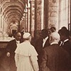 Marcello Piacentini presenting the plans of the future via della Conciliazione to the Pope