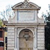 Former fountain, foundation of Pope Paul V, currently at Piazza Trilussa