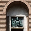 Basilica of San Cuore di Cristo Re, Marcello Piacentini, one of the enterance arches of the church