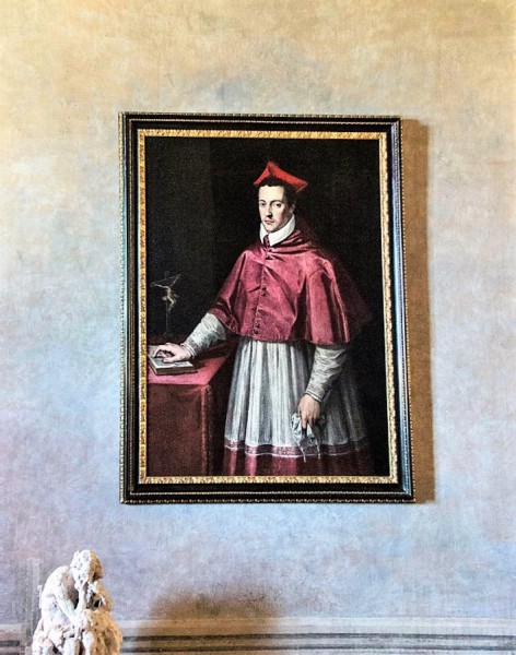 Willa Medici, casino, portret kardynała Ferdinanda da Medici