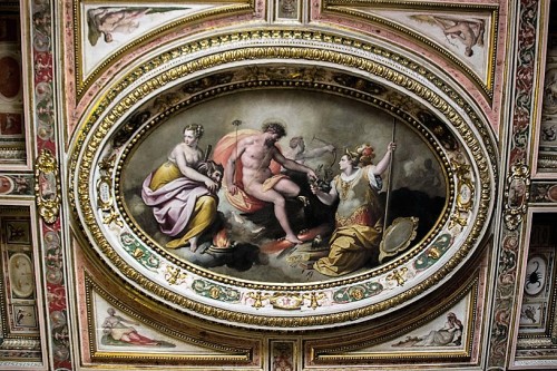 Willa Medici, casino - Sala delle Muse, fresk Jacopo Zucchiego