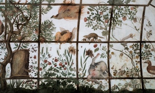 Villa Medici, Bird Pavilion of Cardinal Ferdinand de Medici, decorations by Jacopo Zucchi