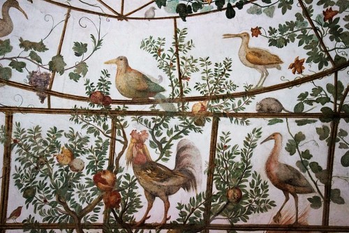 Villa Medici, Bird Pavilion of Cardinal Ferdinand de Medici, decorations by Jacopo Zucchi