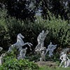 Gardens of the Villa Medici, Niobe and her children, copies made in the XX century