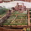 Willa Medici, studiolo kardynała Ferdynanda de Medici, dekoracje Jacopo Zucchiego, widok casino od strony ogrodowej