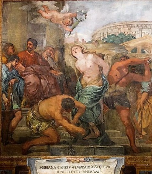 Biczowanie św. Bibiany, kościół Santa Bibiana, Pietro da Cortona