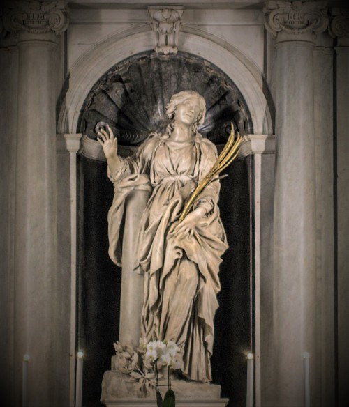 Statue of St. Bibiana, Gian Lorenzo Bernini, the Church of Santa Bibiana