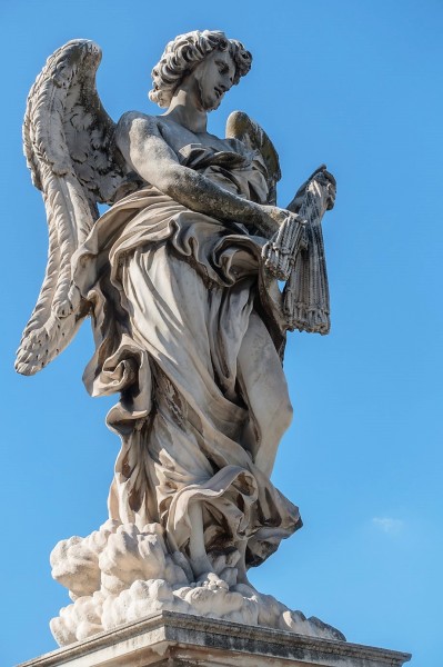 Most św. Anioła (Ponte Sant'Angelo), Anioł z biczem, Lazzaro Morelli