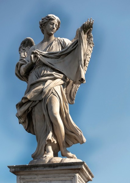 Bridge of the Holy Angel (Ponte Sant'Angelo), Angel with the Sudarium, Cosimo Fancelli