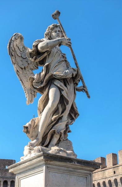 Bridge of the Holy Angel (Ponte Sant'Angelo), Angel with the Sponge, Antonio Giorgetti