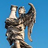 Bridge of the Holy Angel (Ponte Sant'Angelo), Angel with the Column, Antonio Raggi