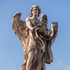 Bridge of the Holy Angel (Ponte Sant'Angelo), Angel with the Garment and Dice, Paolo Naldini